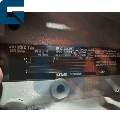 TCD2015V08 Diesel Engine Assembly for Excavator