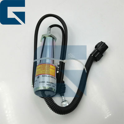 11N6-66090 11N666090 حفارة R215-9 الوقود اغلاق الملف اللولبي صمام 24V